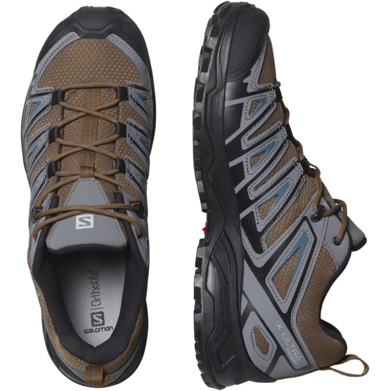 Salomon X Ultra Pioneer Turisticke Topanky Panske Hnede Siva | SK 1HEMTO